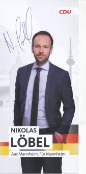 Nikolas Löbel  Politik  Autogrammkarte original signiert 