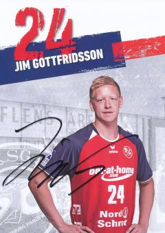 Jim Gottfridsson  SG Flensburg Handewitt Handball Autogrammkarte original signiert 