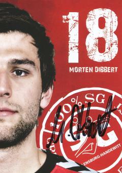 Morten Dibbert  SG Flensburg Handewitt Handball Autogrammkarte original signiert 