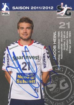 Jacob Heinl  2011/2012  SG Flensburg Handewitt Handball Autogrammkarte original signiert 