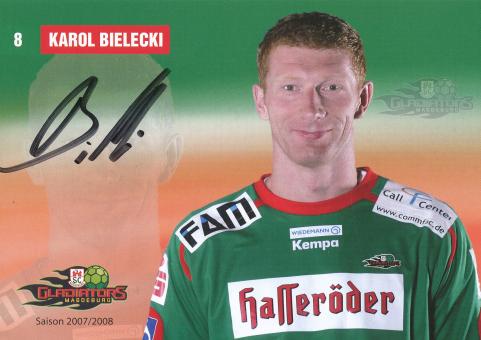 Karol Bielecki  2007/2008  SC Magdeburg Handball Autogrammkarte original signiert 