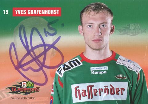 Yves Grafenhorst  2007/2008  SC Magdeburg Handball Autogrammkarte original signiert 