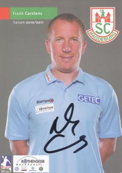 Frank Carstens  2010/2011  SC Magdeburg Handball Autogrammkarte original signiert 
