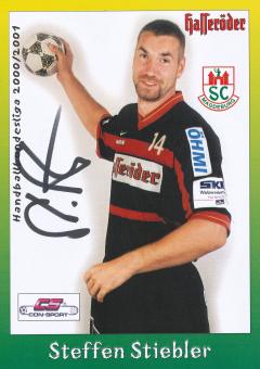 Steffen Stiebler  2000/2001  SC Magdeburg Handball Autogrammkarte original signiert 