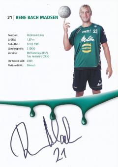 Rene Bach Madsen  GWD Minden Handball Autogrammkarte original signiert 