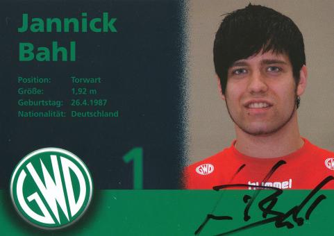 Jannick Bahl  GWD Minden Handball Autogrammkarte original signiert 