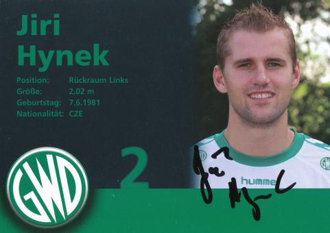 Jiri Hynek  GWD Minden Handball Autogrammkarte original signiert 