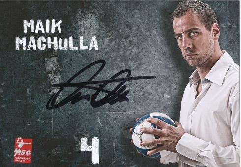 Maik Machulla  HSG Nordhorn  Handball Autogrammkarte original signiert 