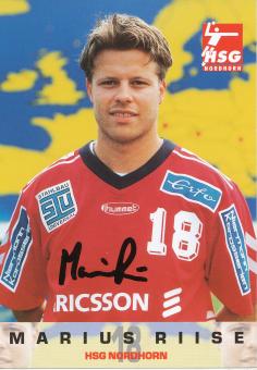 Marius Riise  HSG Nordhorn  Handball Autogrammkarte original signiert 
