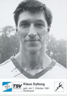 Klaus Dyllong  TSV Dormagen  Handball Autogrammkarte original signiert 