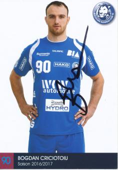 Bogdan Criciotoiu  2016/2017 Bergischer HC  Handball Autogrammkarte original signiert 