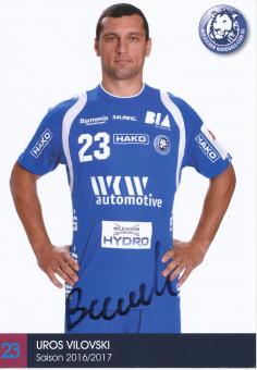 Uros Vilovski  2016/2017  Bergischer HC  Handball Autogrammkarte original signiert 