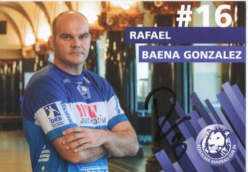 Rafael Baena Gonzalez  Bergischer HC  Handball Autogrammkarte original signiert 