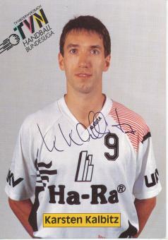 Karsten Kalbitz  TV Niederwürzbach  Handball Autogrammkarte original signiert 