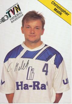 Christopher Malik  TV Niederwürzbach  Handball Autogrammkarte original signiert 