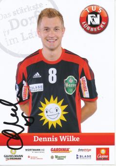 Dennis Wilke  TUS Lübbecke  Handball Autogrammkarte original signiert 