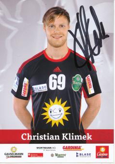 Christian Klimek  TUS Lübbecke  Handball Autogrammkarte original signiert 