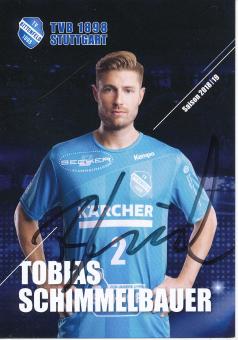 Tobias Schimmelbauer  2018/2019 TVB 1898 Stuttgart  Handball Autogrammkarte original signiert 