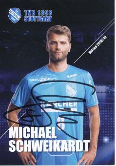 Michael Schweikardt  2018/2019 TVB 1898 Stuttgart  Handball Autogrammkarte original signiert 