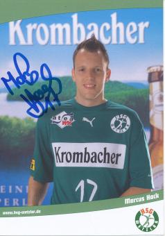 Marcus Hack  HSG Wetzlar  Handball Autogrammkarte original signiert 