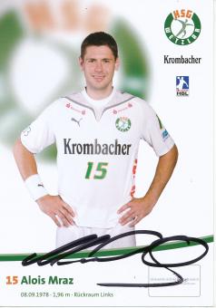 Alois Mraz  HSG Wetzlar  Handball Autogrammkarte original signiert 