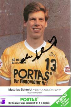 Matthias Schmidt  SG Wallau Massenheim  Handball Autogrammkarte original signiert 