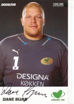 Dane Sijan  Viborg HK  Handball Autogrammkarte original signiert 