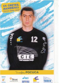 Dragan Pocuca  2002/2003  US Creteil  Handball Autogrammkarte original signiert 