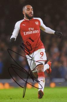 Alexandre Lacazette  FC Arsenal London  Fußball Autogramm Foto original signiert 
