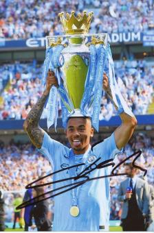 Gabriel Jesus  Manchester City  Fußball Autogramm Foto original signiert 