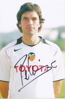 Mauricio Pellegrino  FC Valencia  Fußball Autogramm Foto original signiert 