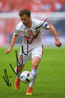 Admir Mehmedi  Schweiz  Fußball Autogramm Foto original signiert 