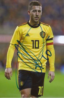 Eden Hazard  Belgien  Fußball Autogramm Foto original signiert 