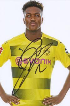 Dan Axel Zagadou  Borussia Dortmund  Fußball Autogramm Foto original signiert 