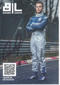 Benjamin Leuchter  VW Auto Motorsport Autogrammkarte original signiert 