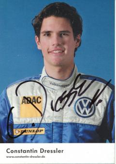 Constantin Dressler  VW Auto Motorsport Autogrammkarte original signiert 