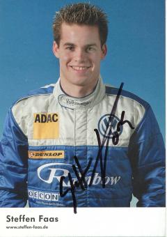 Steffen Faas  VW Auto Motorsport Autogrammkarte original signiert 