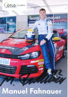 Manuel Fahnauer  VW Auto Motorsport Autogrammkarte original signiert 