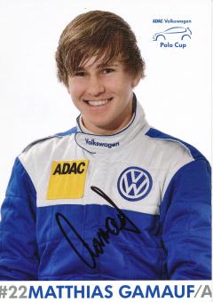 Matthias Gamauf  VW Auto Motorsport Autogrammkarte original signiert 
