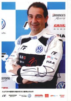 Stefano Montesi  VW Auto Motorsport Autogrammkarte original signiert 