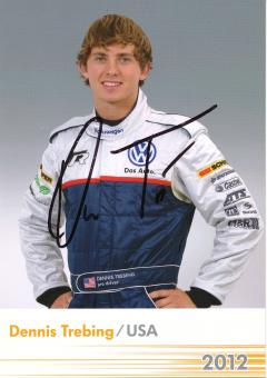Dennis Trebing  VW Auto Motorsport Autogrammkarte original signiert 