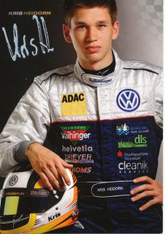 Kris Heidorn  VW Auto Motorsport Autogrammkarte original signiert 
