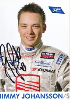 Jimmy Johansson  Seat  Auto Motorsport Autogrammkarte original signiert 
