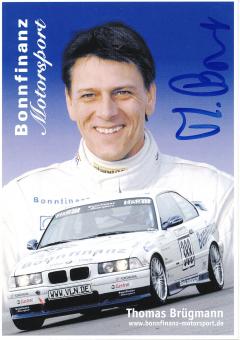 Thomas Brügmann   VW Auto Motorsport Autogrammkarte original signiert 