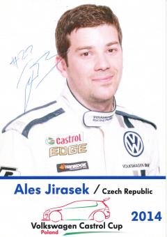 Ales Jirasek  2014  VW Auto Motorsport Autogrammkarte original signiert 