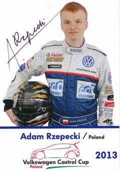 Adam Rzepecki  2013  VW Auto Motorsport Autogrammkarte original signiert 