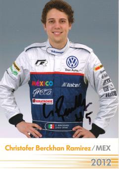 Christofer Berckhan Ramirez  VW Auto Motorsport Autogrammkarte original signiert 