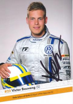Victor Bouveng  VW Auto Motorsport Autogrammkarte original signiert 