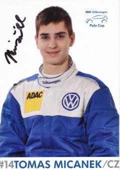 Tomas Micanek  VW Auto Motorsport Autogrammkarte original signiert 