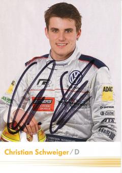 Christian Schweiger  VW Auto Motorsport Autogrammkarte original signiert 
